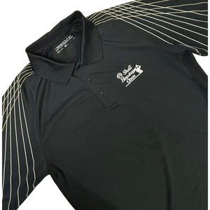 Nike Golf Strobe Polo Shirt Dri-Fit Shell‎ Open Performance SMALL Swoosh 400833